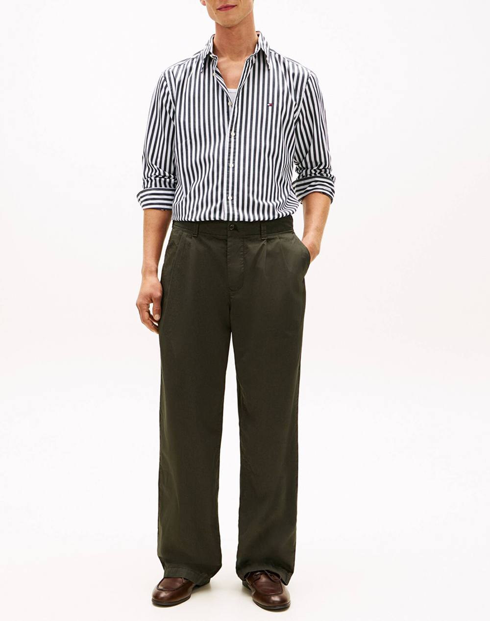 TOMMY HILFIGER FLEX POPLIN CLASSIC STP RF SHIRT