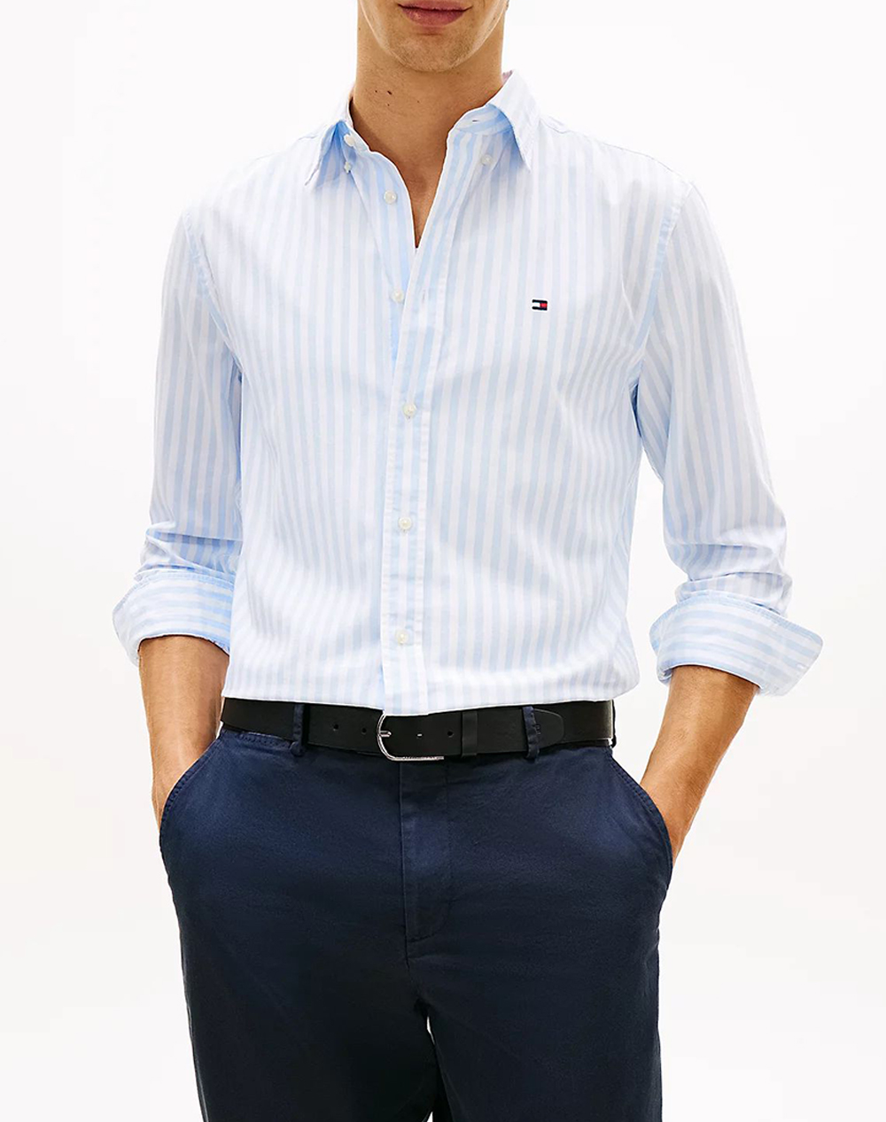 TOMMY HILFIGER FLEX POPLIN CLASSIC STP RF SHIRT