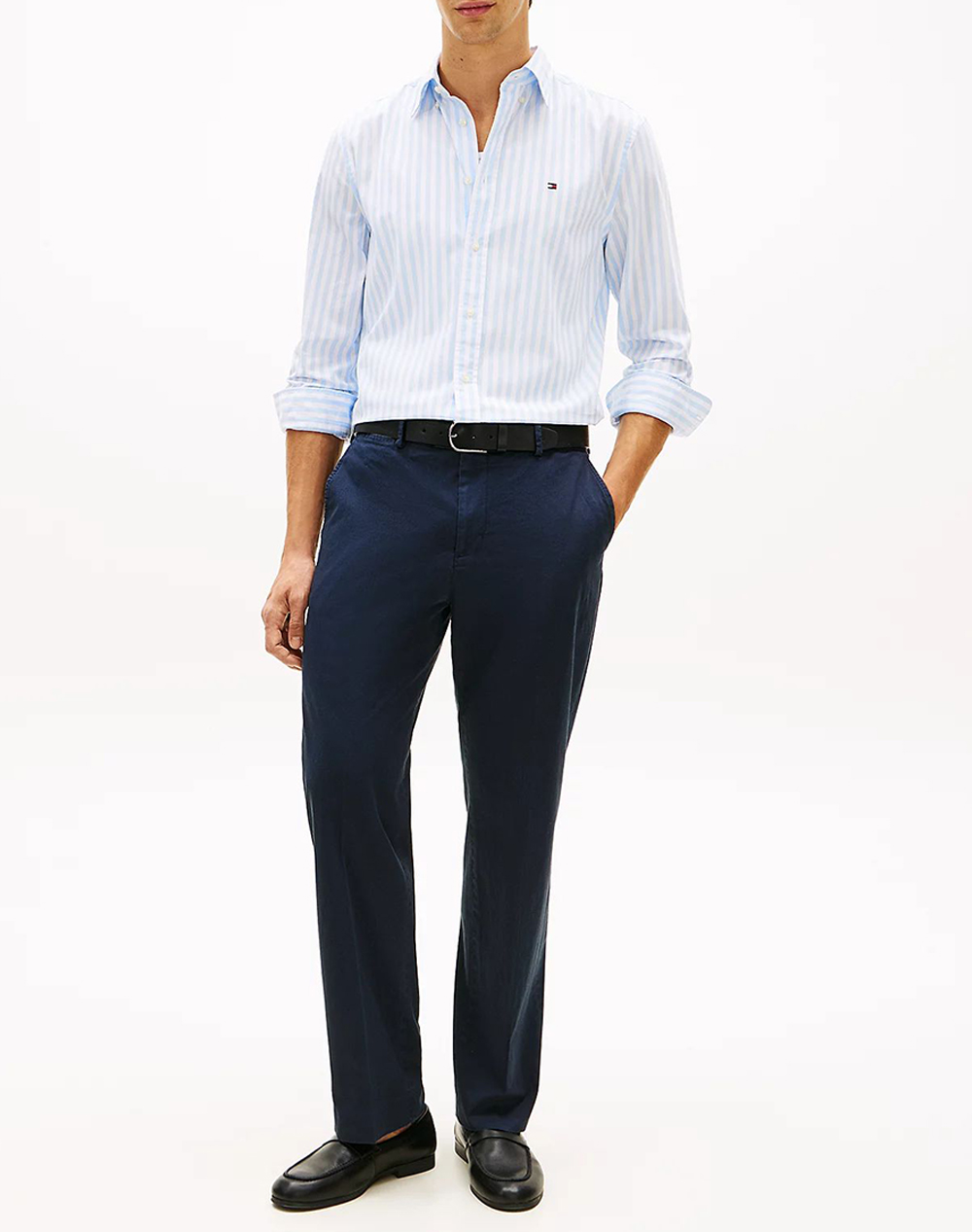 TOMMY HILFIGER FLEX POPLIN CLASSIC STP RF SHIRT