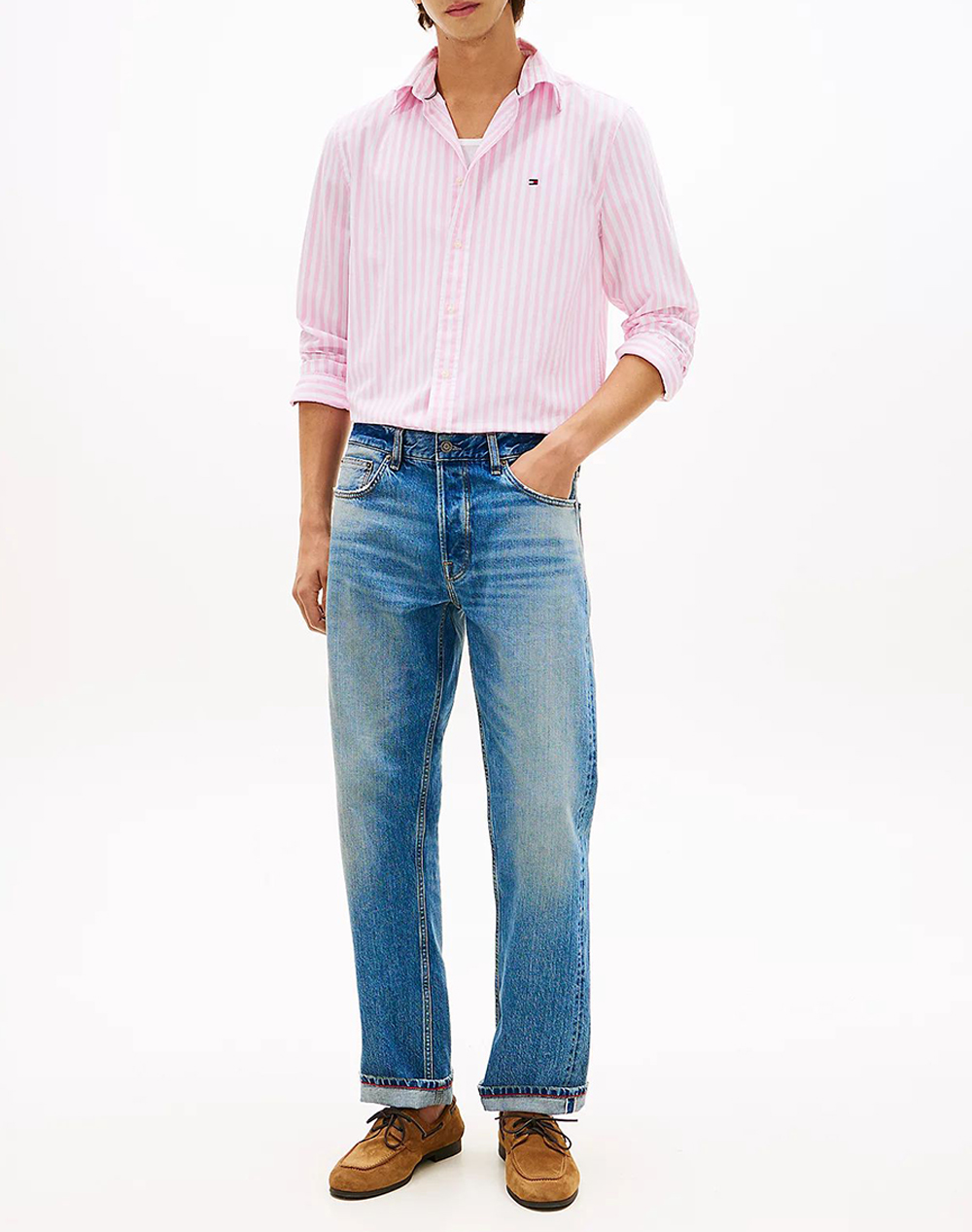 TOMMY HILFIGER FLEX POPLIN CLASSIC STP RF SHIRT