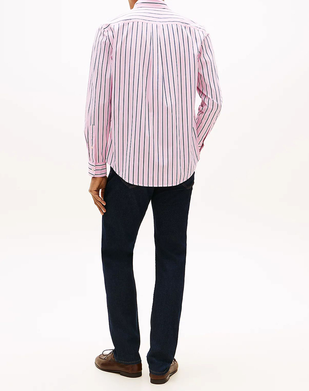 TOMMY HILFIGER FLEX POPLIN BOLD STRIPE RF SHIRT