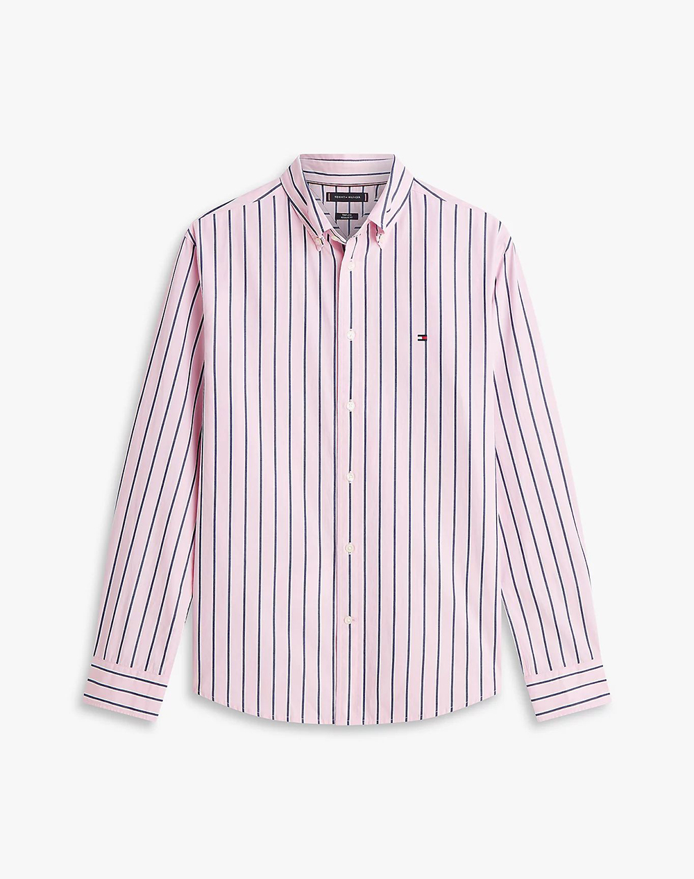 TOMMY HILFIGER FLEX POPLIN BOLD STRIPE RF SHIRT