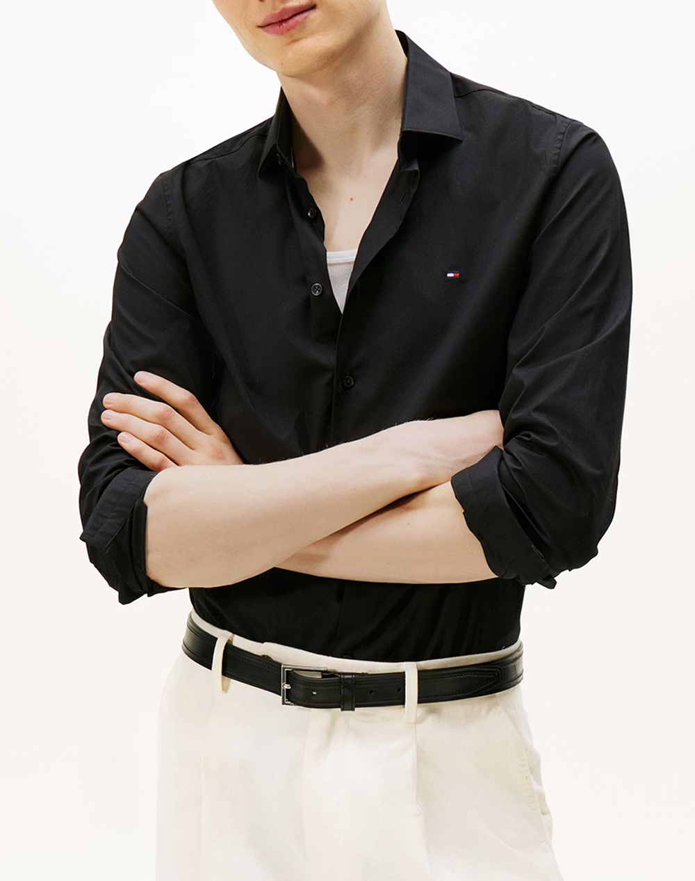 TOMMY HILFIGER CL FLEX POPLIN SF SHIRT