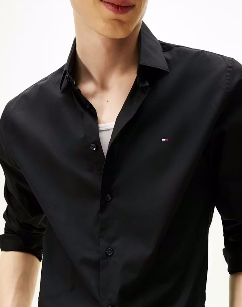 TOMMY HILFIGER CL FLEX POPLIN SF SHIRT