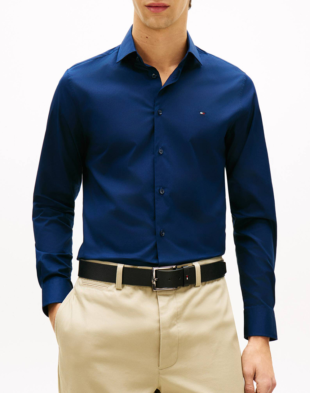 TOMMY HILFIGER CL FLEX POPLIN SF SHIRT
