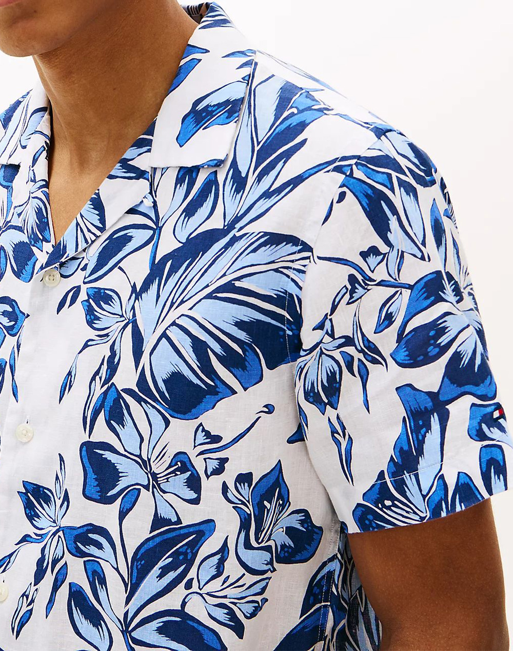 TOMMY HILFIGER LINEN FLORAL AOP SS RF 1/2