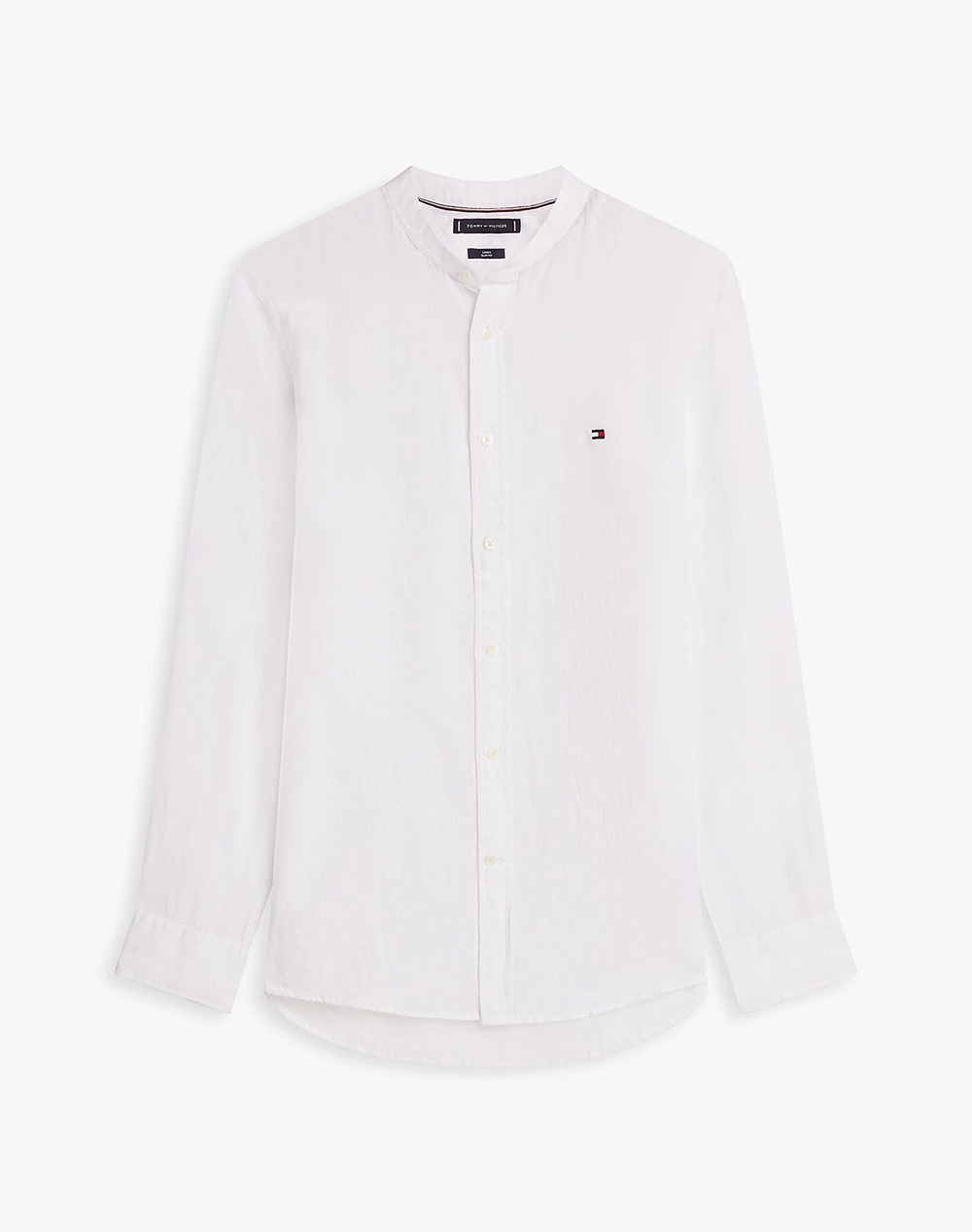 TOMMY HILFIGER PIGMENT DYE MAO COLLAR SHIRT