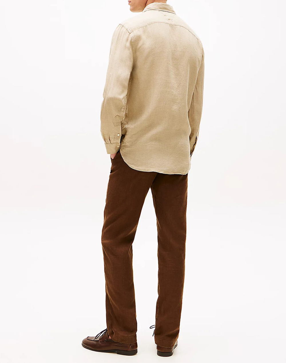 TOMMY HILFIGER PIGMENT DYED LI SOLID RF SHIRT