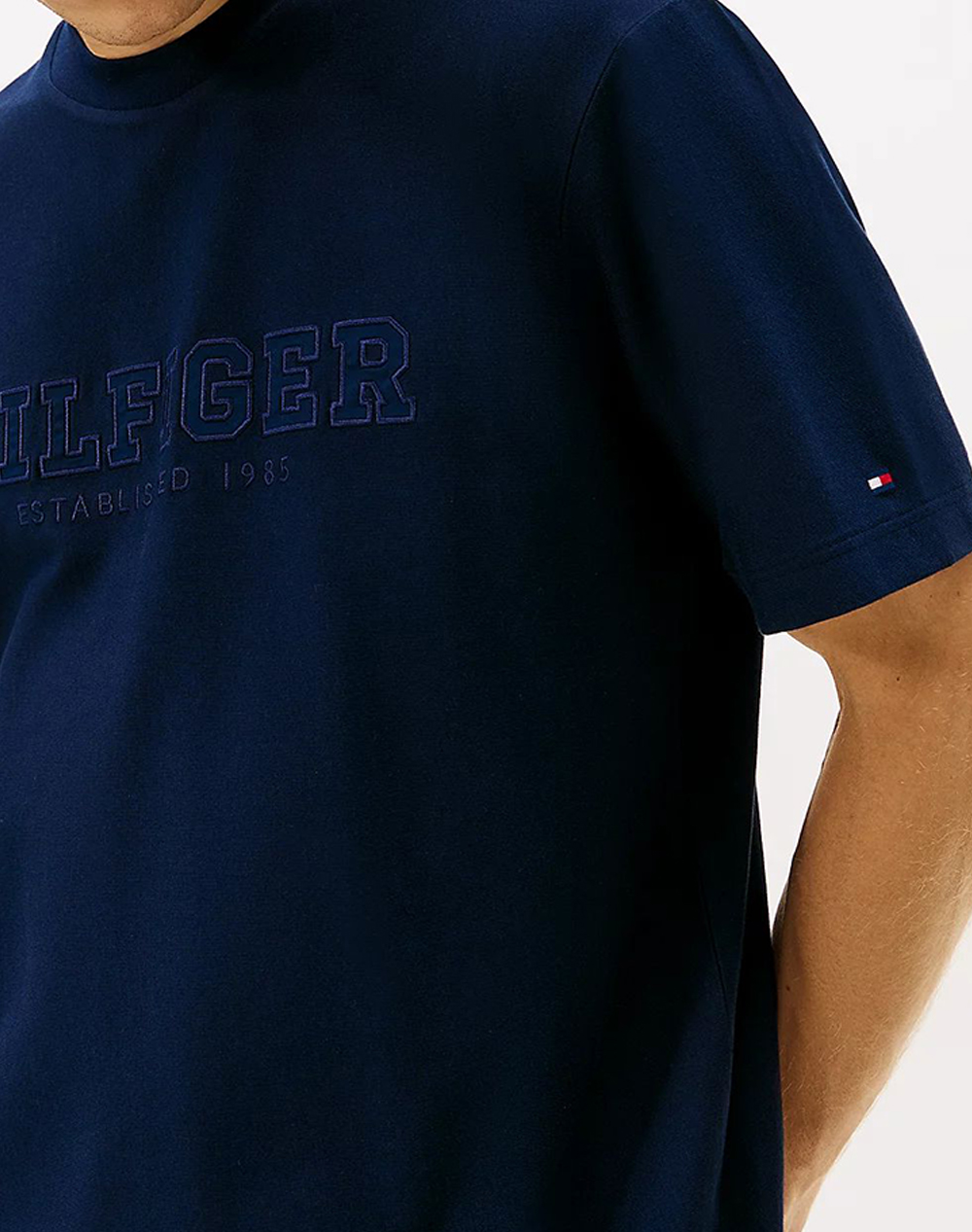 TOMMY HILFIGER MIX MEDIA GRAPHIC TEE