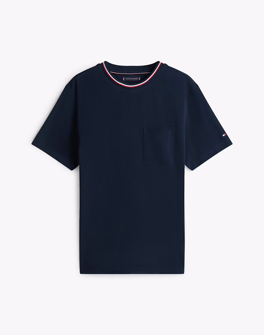 TOMMY HILFIGER RWB POCKET PIQUE TEE