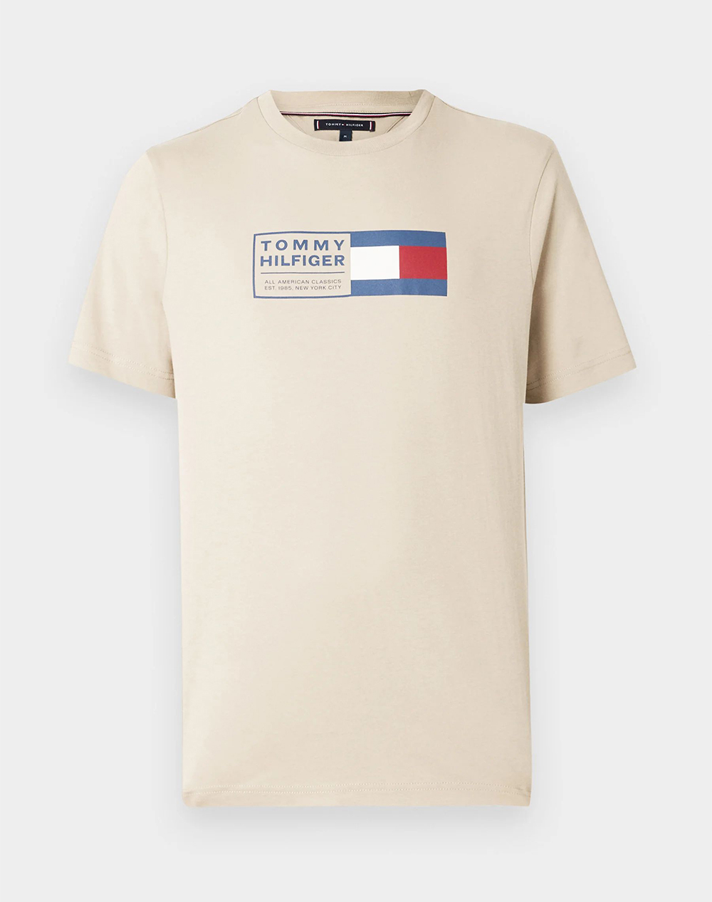 TOMMY HILFIGER BRAND LOVE TEXT BOX TEE