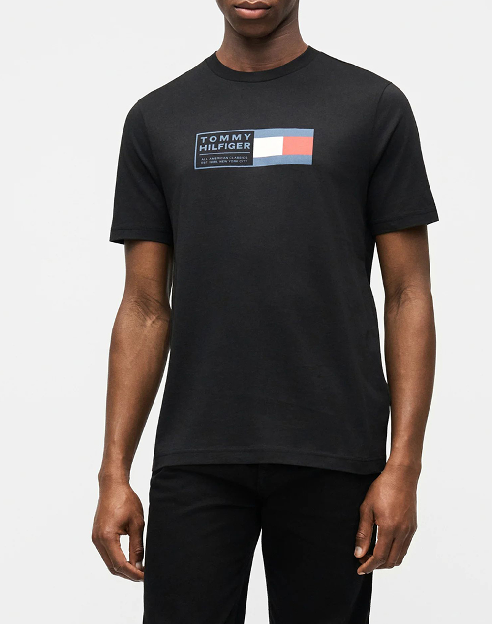 TOMMY HILFIGER BRAND LOVE TEXT BOX TEE