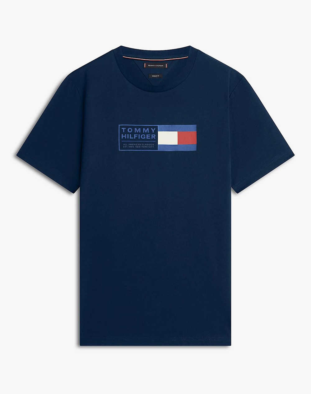 TOMMY HILFIGER BRAND LOVE TEXT BOX TEE