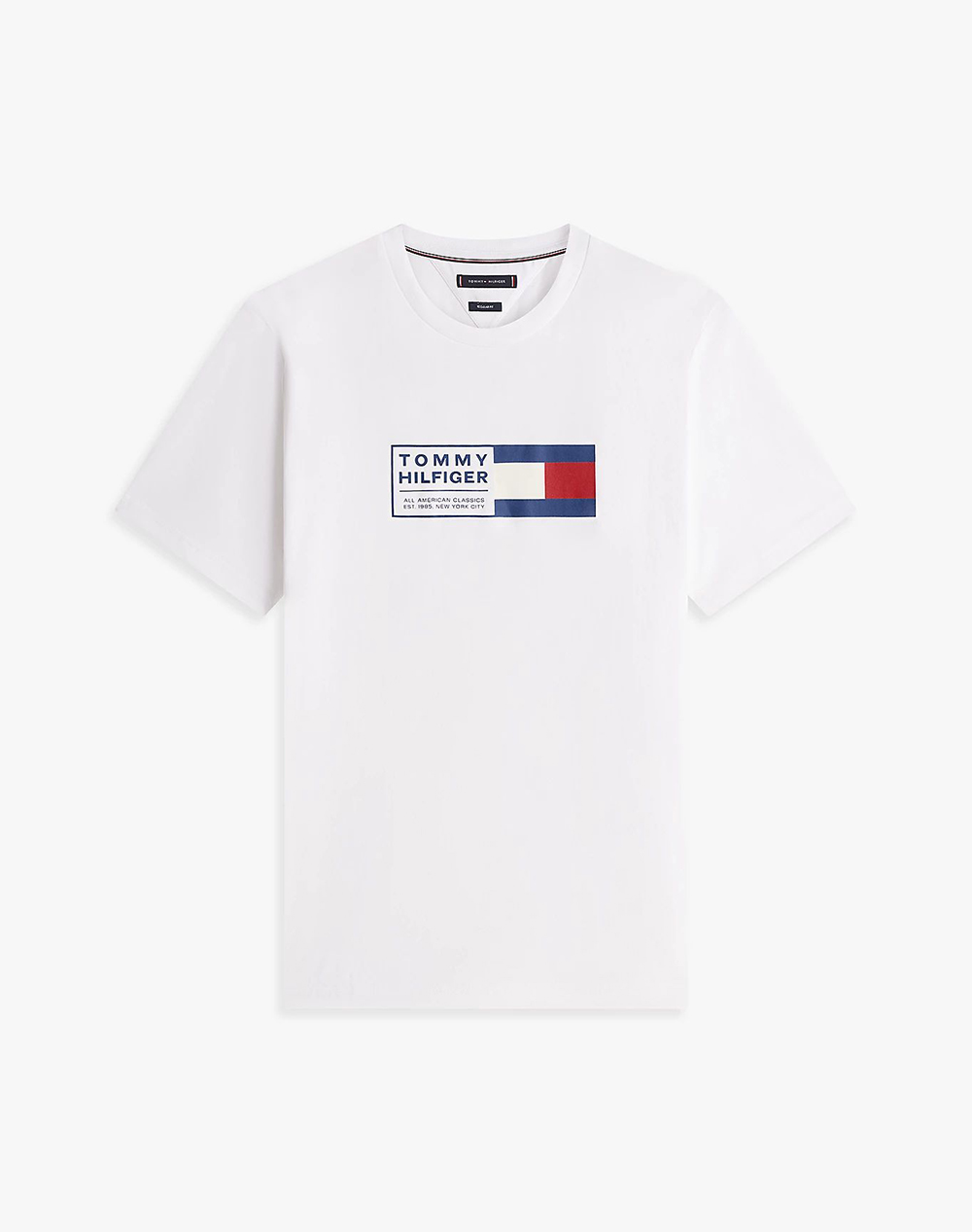TOMMY HILFIGER BRAND LOVE TEXT BOX TEE
