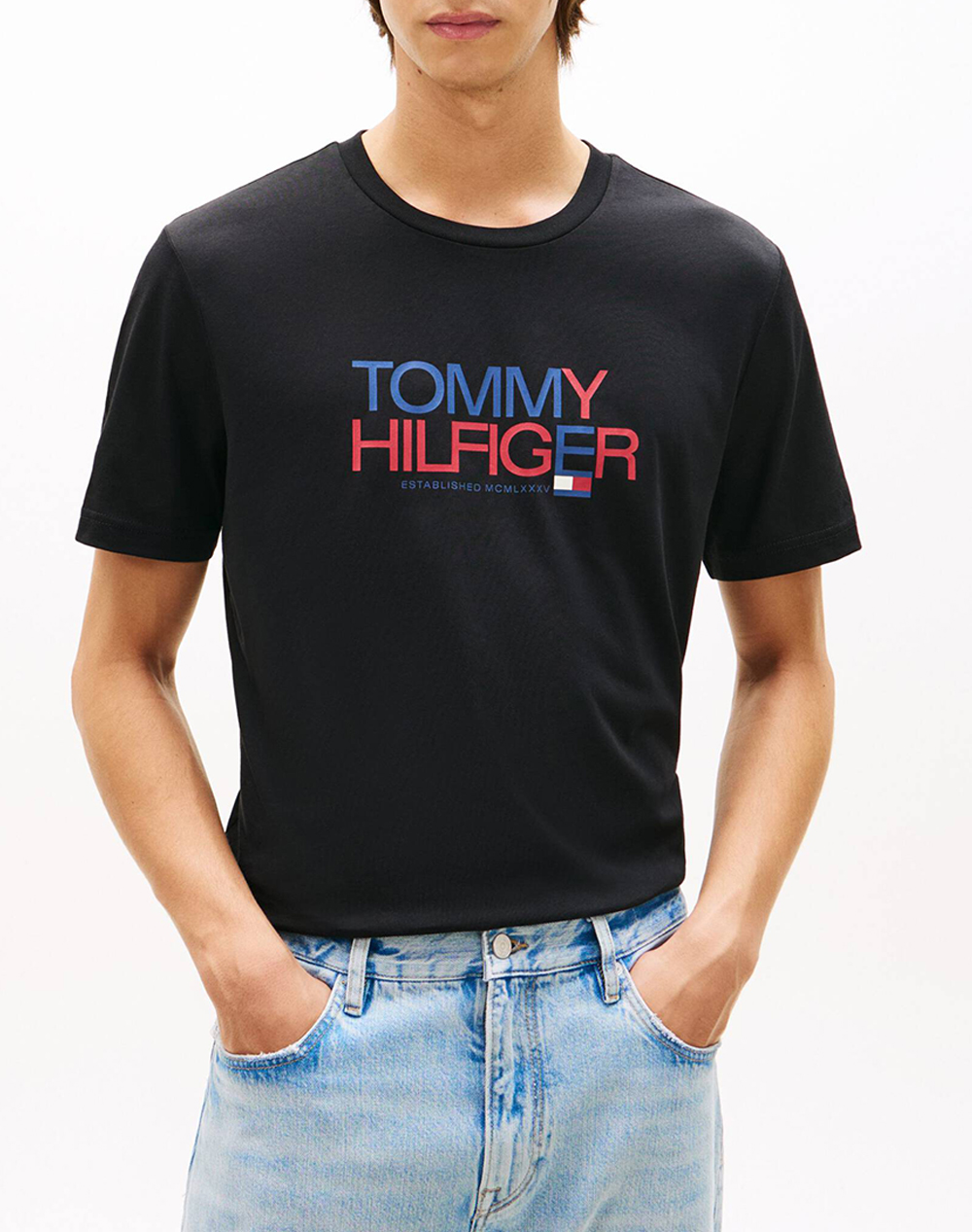 TOMMY HILFIGER BRAND LOVE BIG TEXT TEE