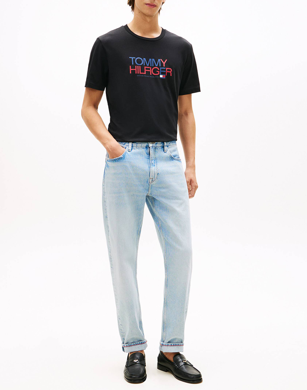 TOMMY HILFIGER BRAND LOVE BIG TEXT TEE
