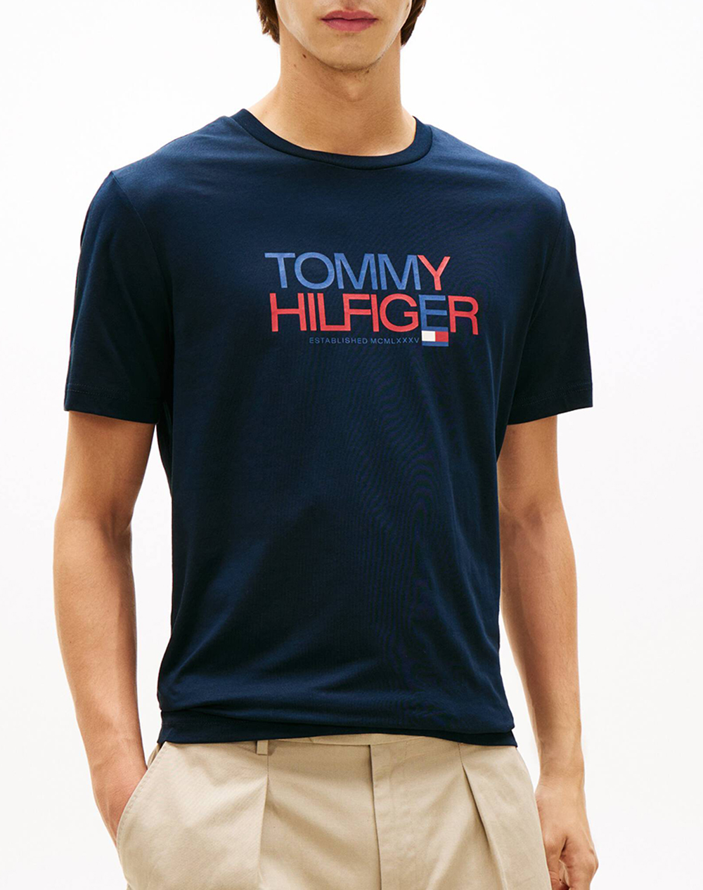 TOMMY HILFIGER BRAND LOVE BIG TEXT TEE