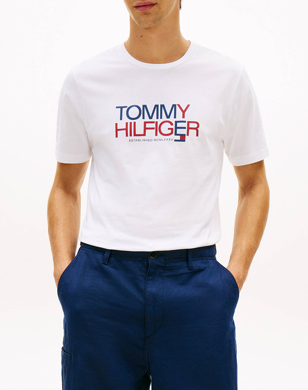TOMMY HILFIGER BRAND LOVE BIG TEXT TEE