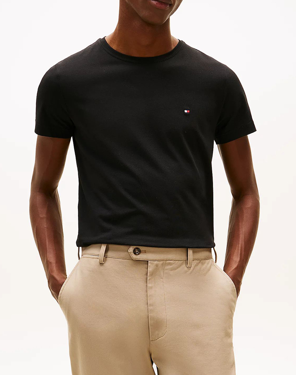 TOMMY HILFIGER CORE STRETCH SLIM C-NECK TEE