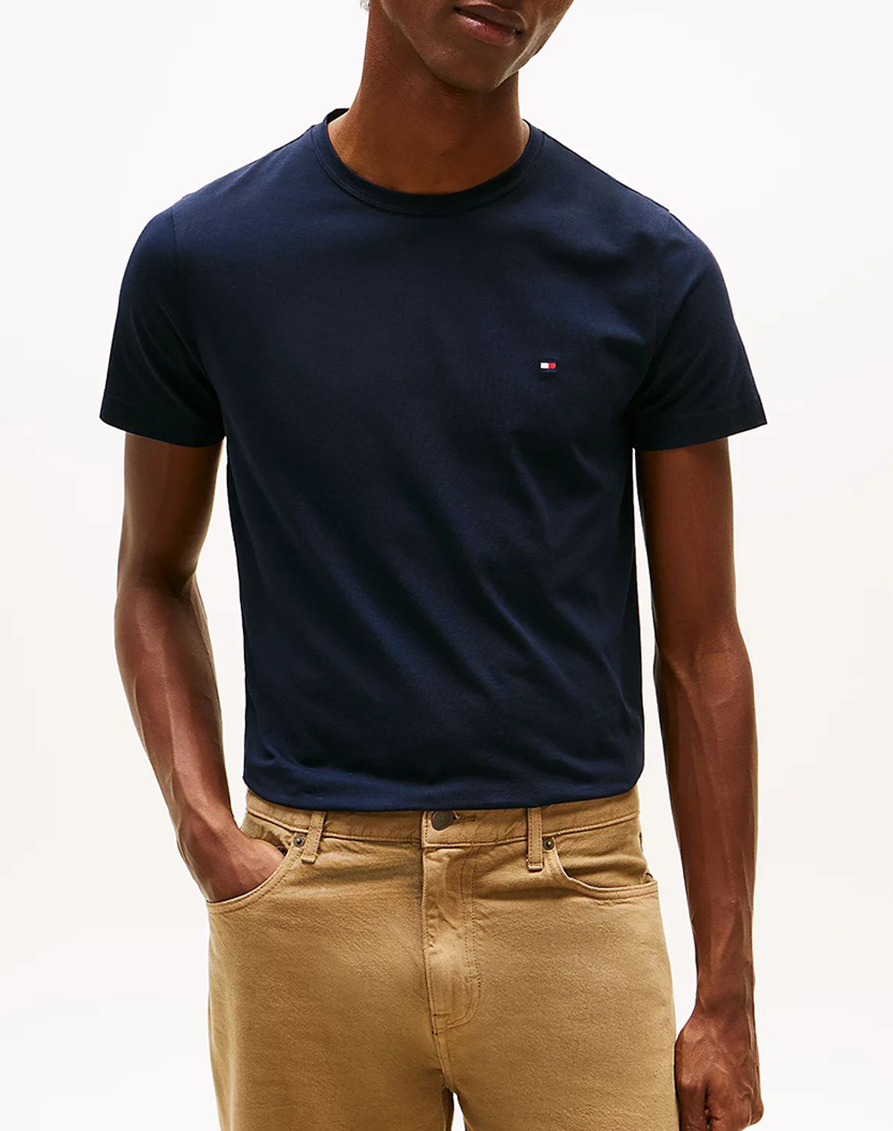 TOMMY HILFIGER CORE STRETCH SLIM C-NECK TEE