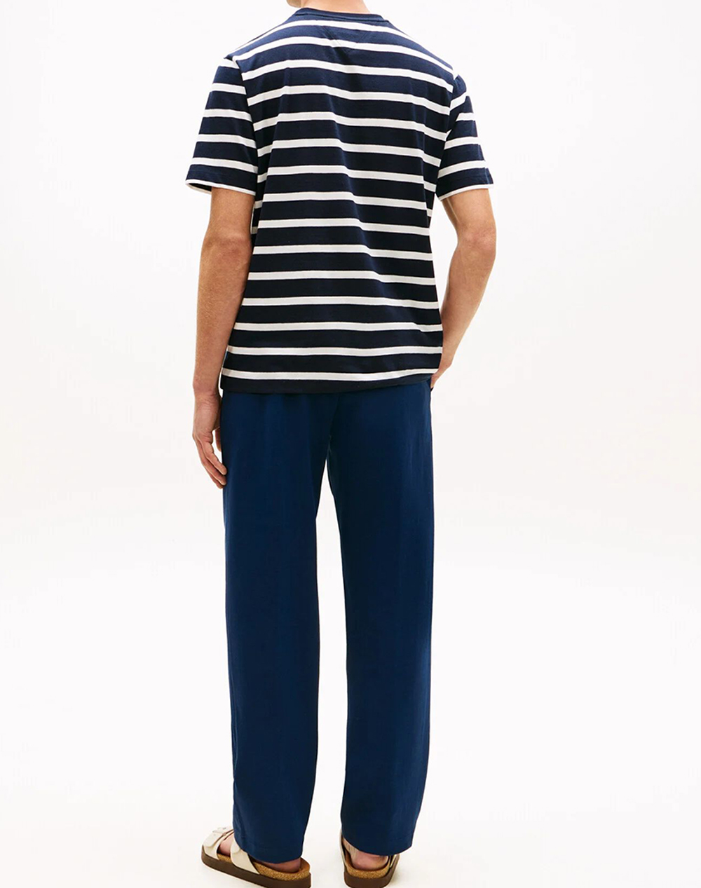 TOMMY HILFIGER ESS REG FIT STRIPE POCKET TEE