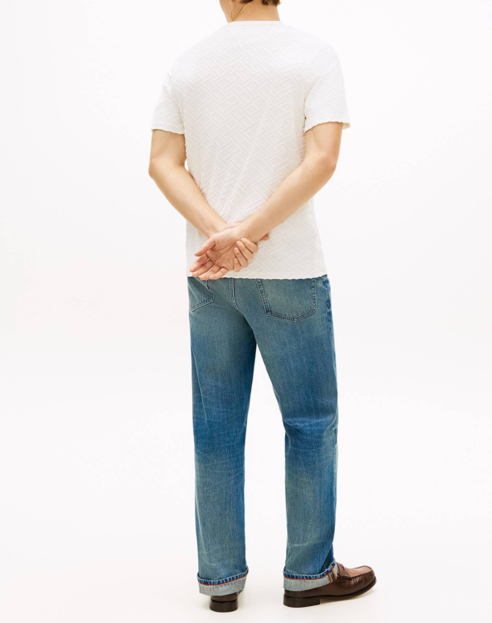 TOMMY HILFIGER AOP FLAG JACQUARD TEE