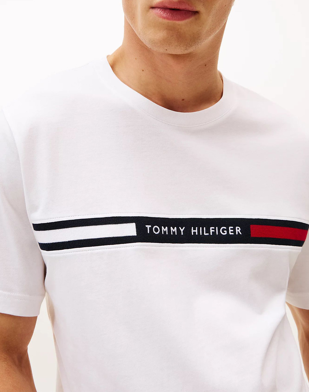 TOMMY HILFIGER HILFIGER CHEST INSERT TEE