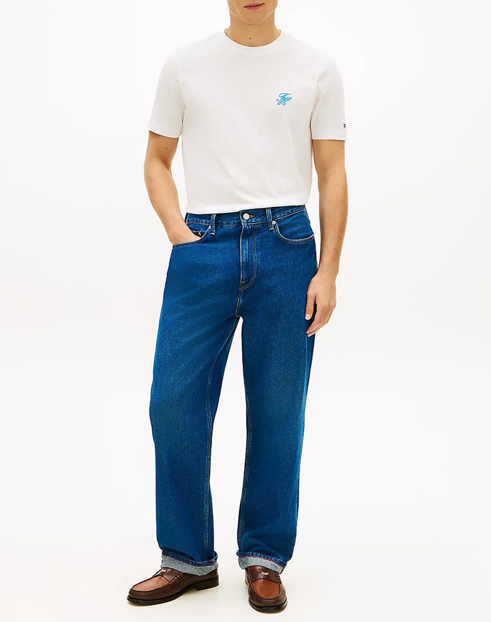 TOMMY HILFIGER SCRIPT MONOGRAM SWIMSHOP TEE