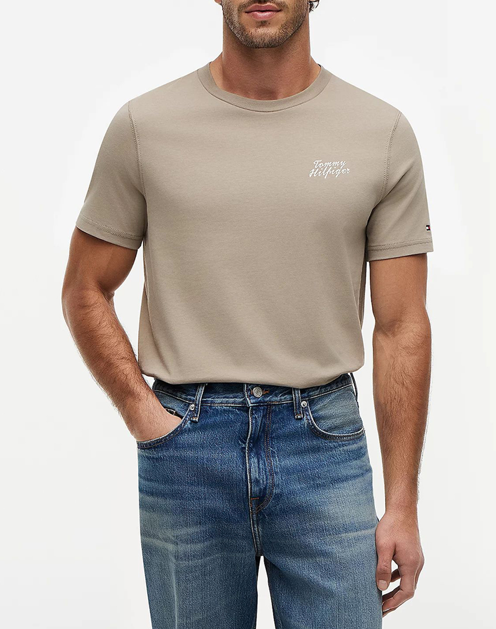 TOMMY HILFIGER PALM PHOTO PRINT TEE