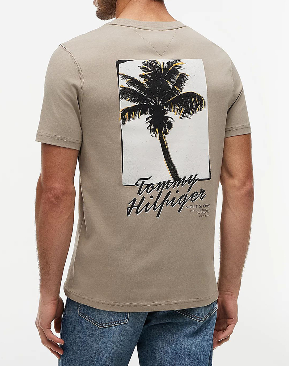 TOMMY HILFIGER PALM PHOTO PRINT TEE