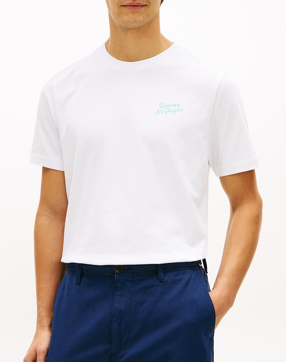 TOMMY HILFIGER PALM PHOTO PRINT TEE