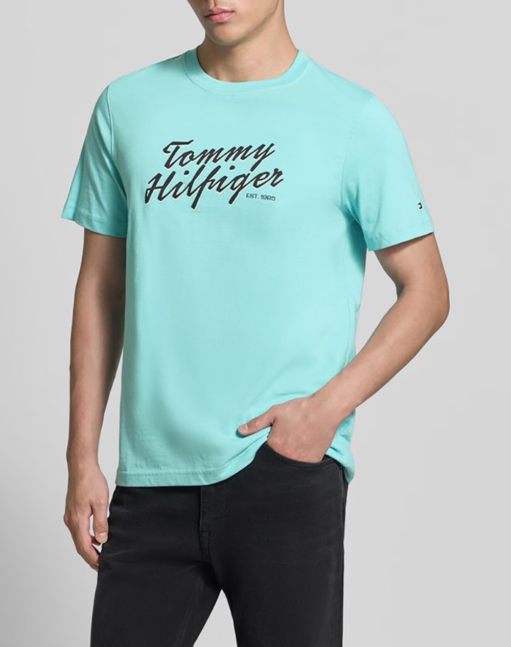 TOMMY HILFIGER SUMMER TEXT GRAPHIC TEE