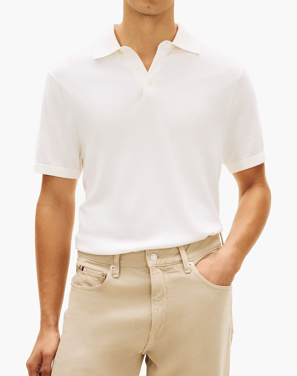 TOMMY HILFIGER DC COTTON LYOCELL POLO
