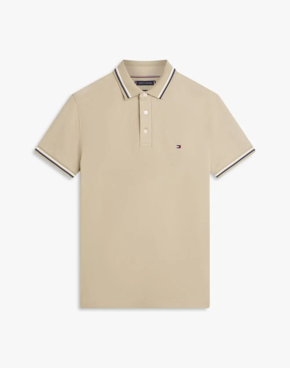 TOMMY HILFIGER TIPPED SLIM FIT SEASONAL POLO