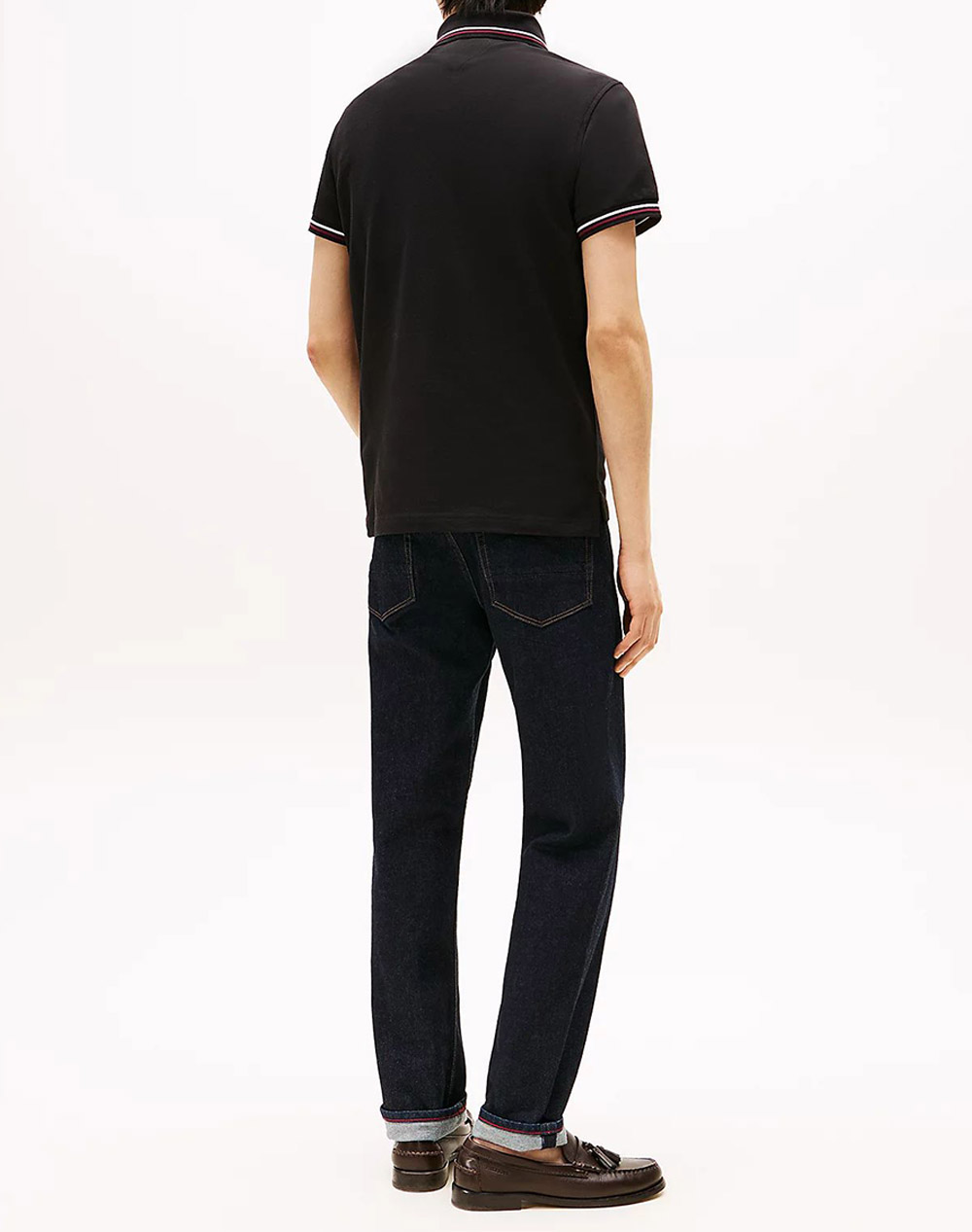 TOMMY HILFIGER TIPPED SLIM FIT POLO