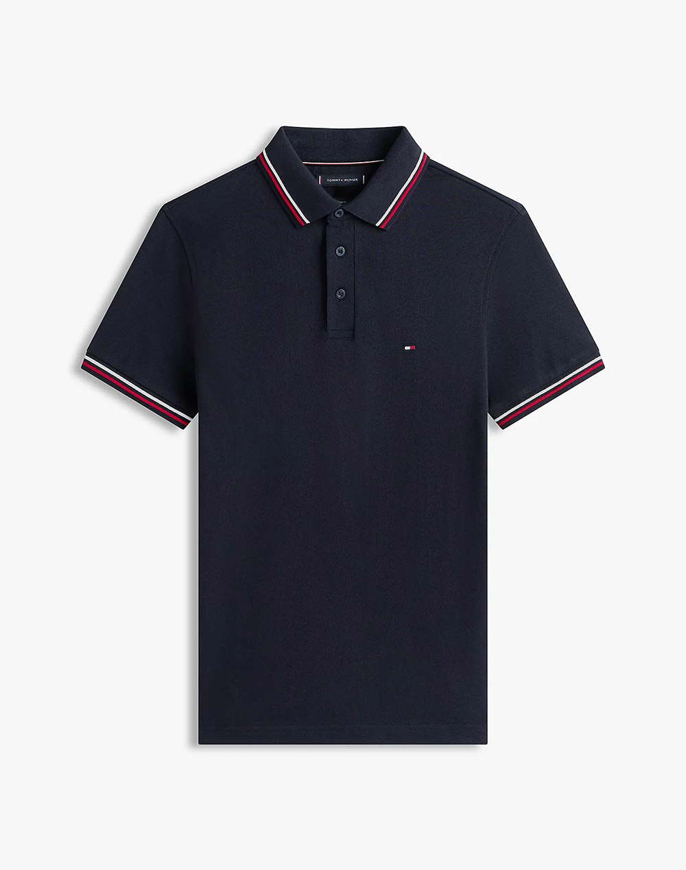 TOMMY HILFIGER TIPPED SLIM FIT POLO