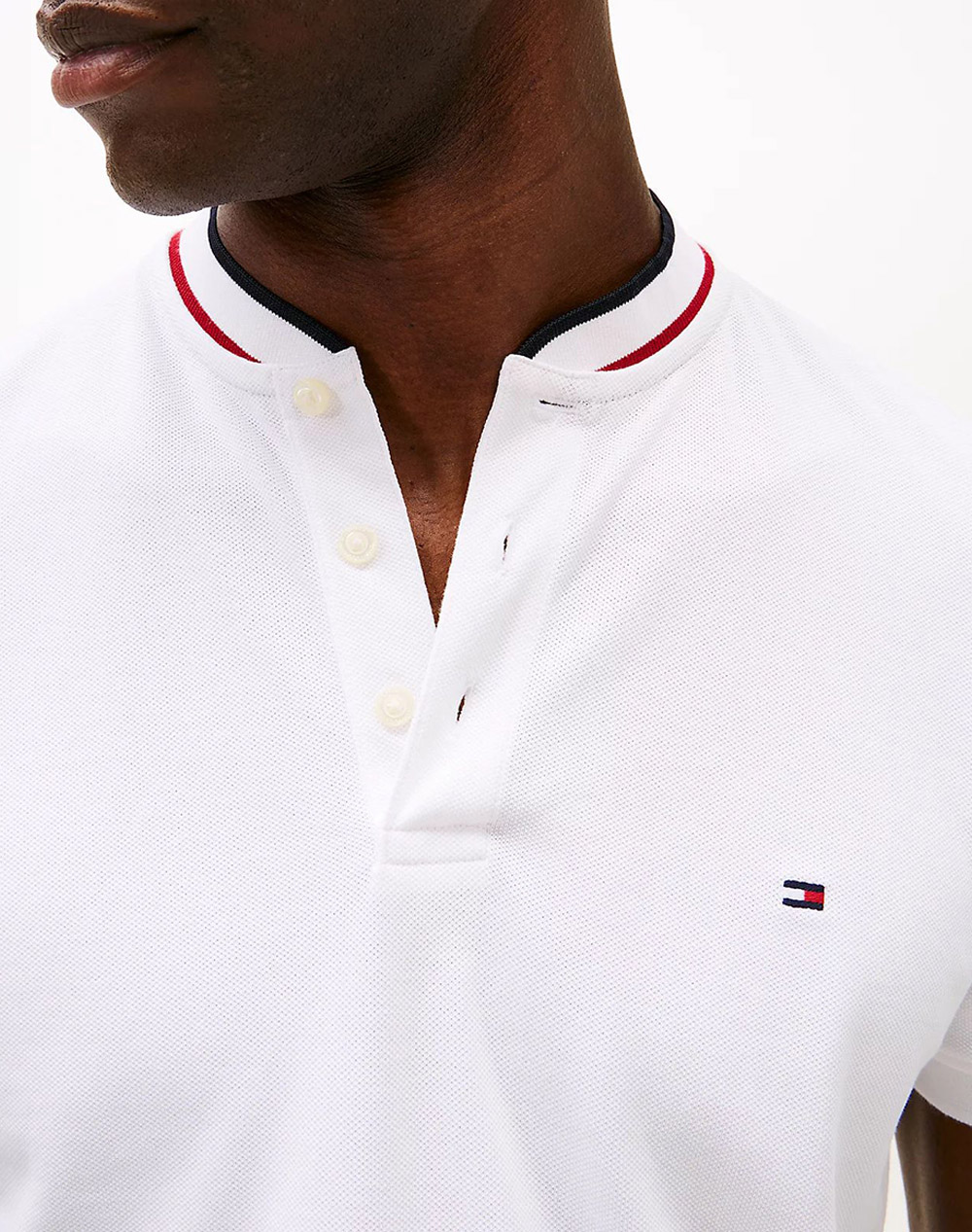 TOMMY HILFIGER MAO RWB TIPPED SLIM POLO