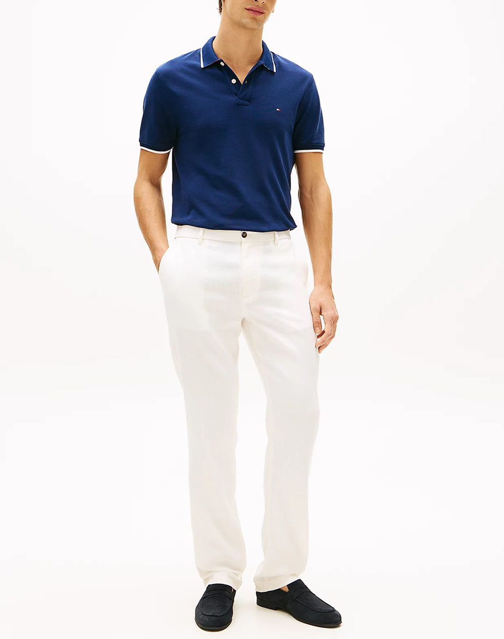 TOMMY HILFIGER PIQUE UNDERCOLLAR REG POLO
