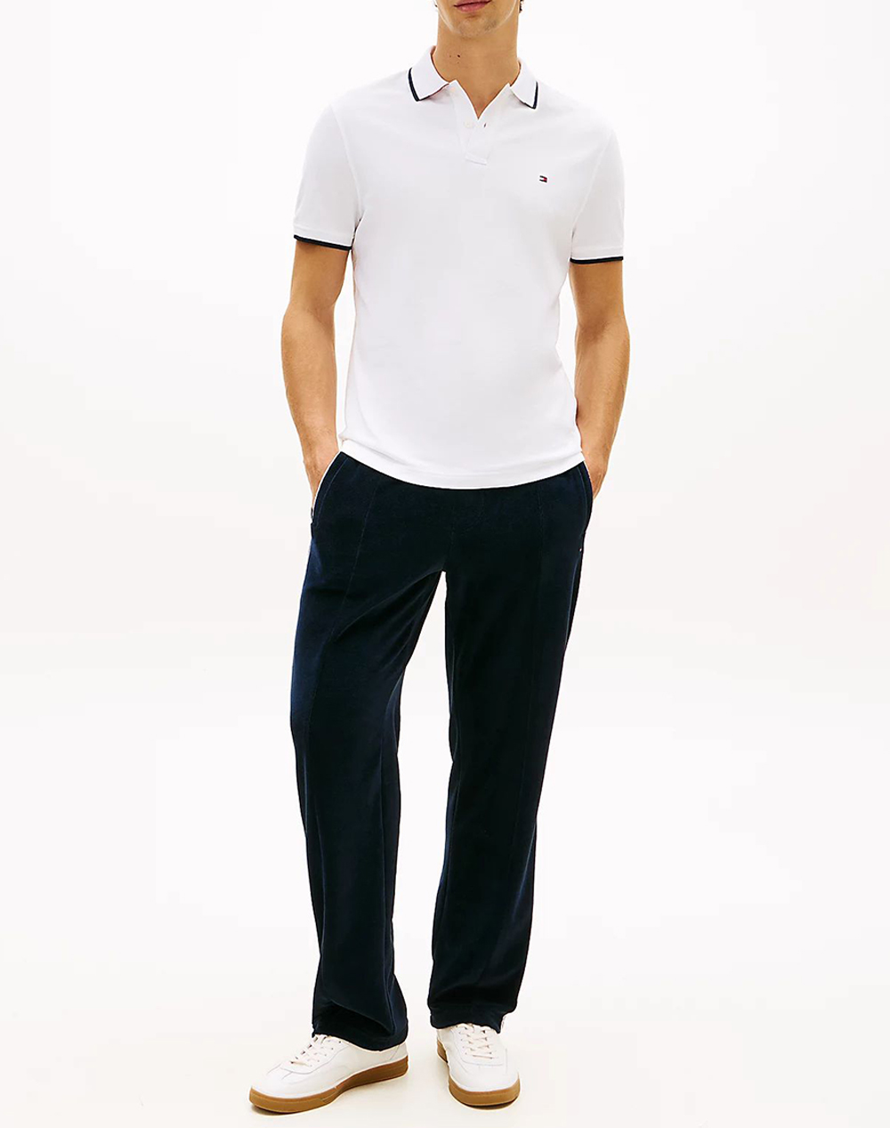 TOMMY HILFIGER PIQUE UNDERCOLLAR REG POLO