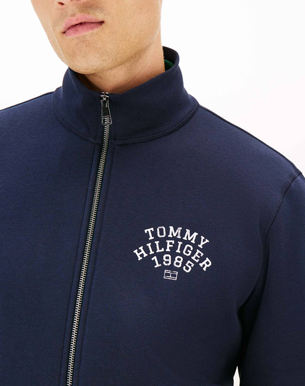 TOMMY HILFIGER HILFIGER ARCH STAND COLLAR ZIP