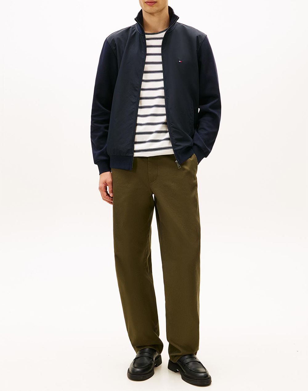 TOMMY HILFIGER ESSENTIAL INTECHNO MIX ZIP THRU