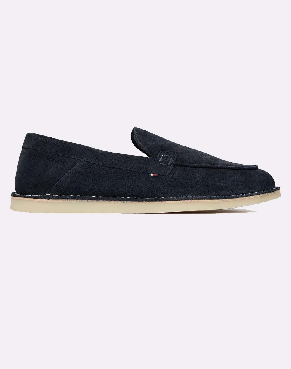 TOMMY HILFIGER HILFIGER STITCHDOWN SUEDE LOAFER