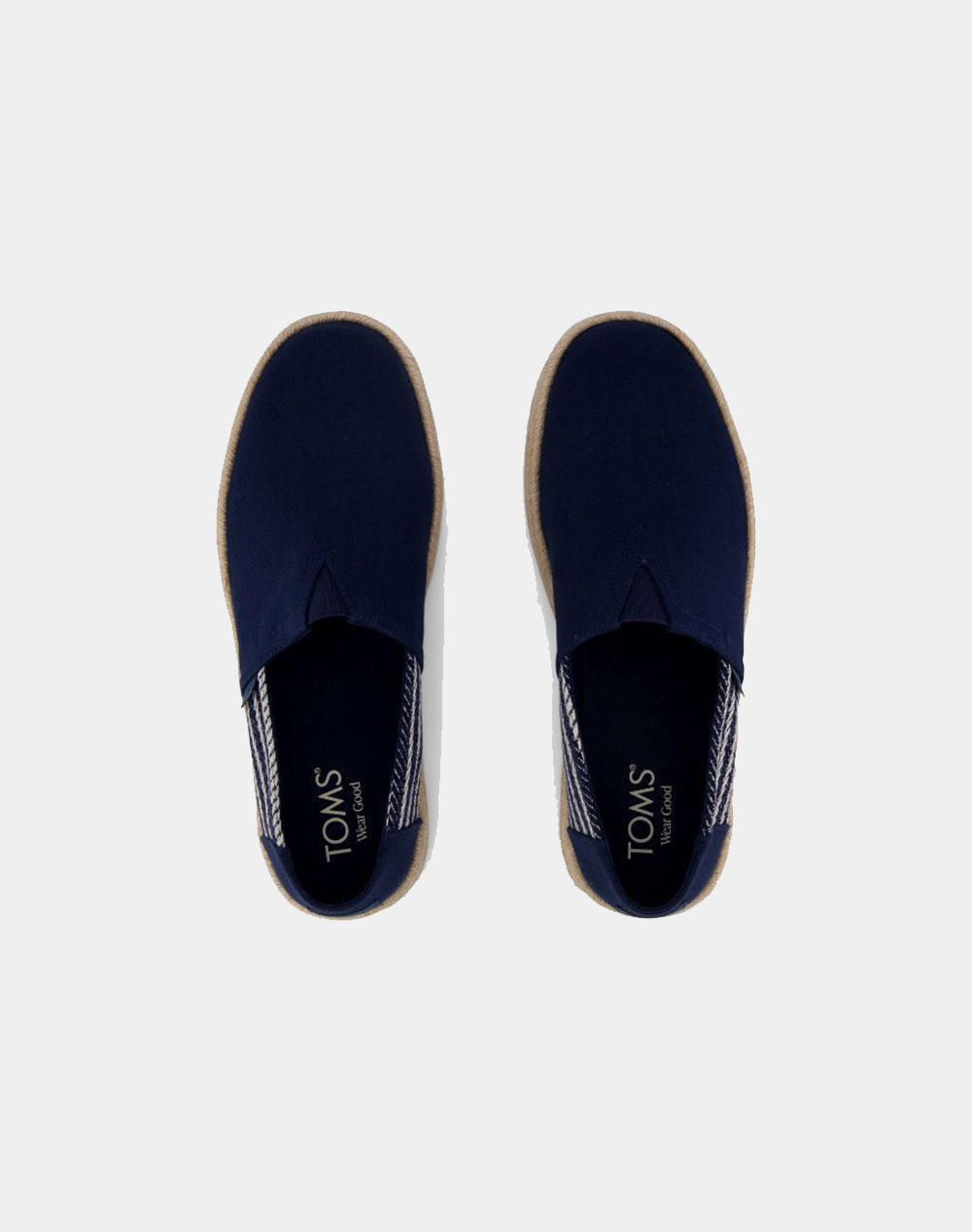 TOMS NVY NAT STRP MN ALROPE ESP