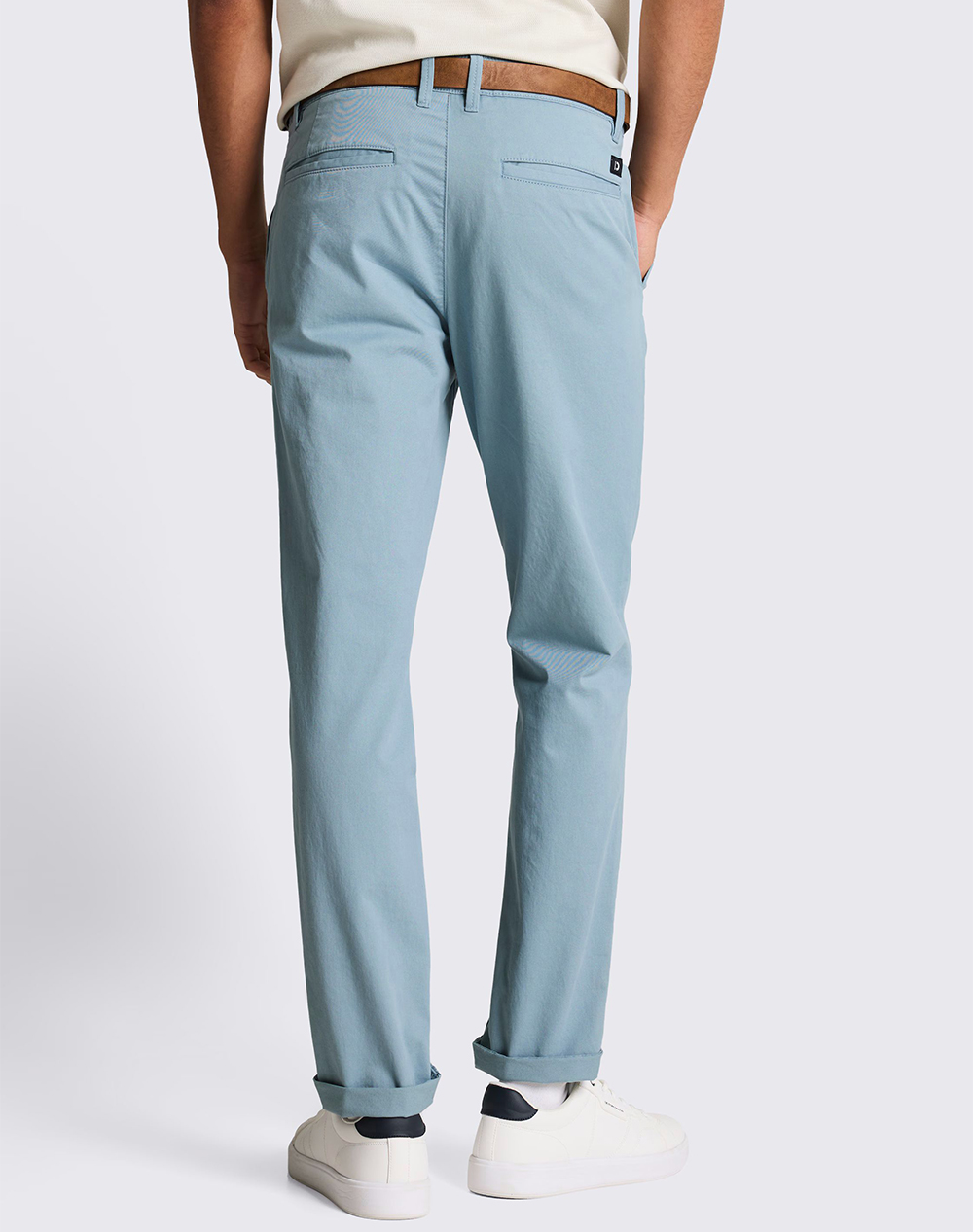 TOM TAILOR SLIM CHINO WITH BELT МЪЖКИ ПАНТАЛОНИ