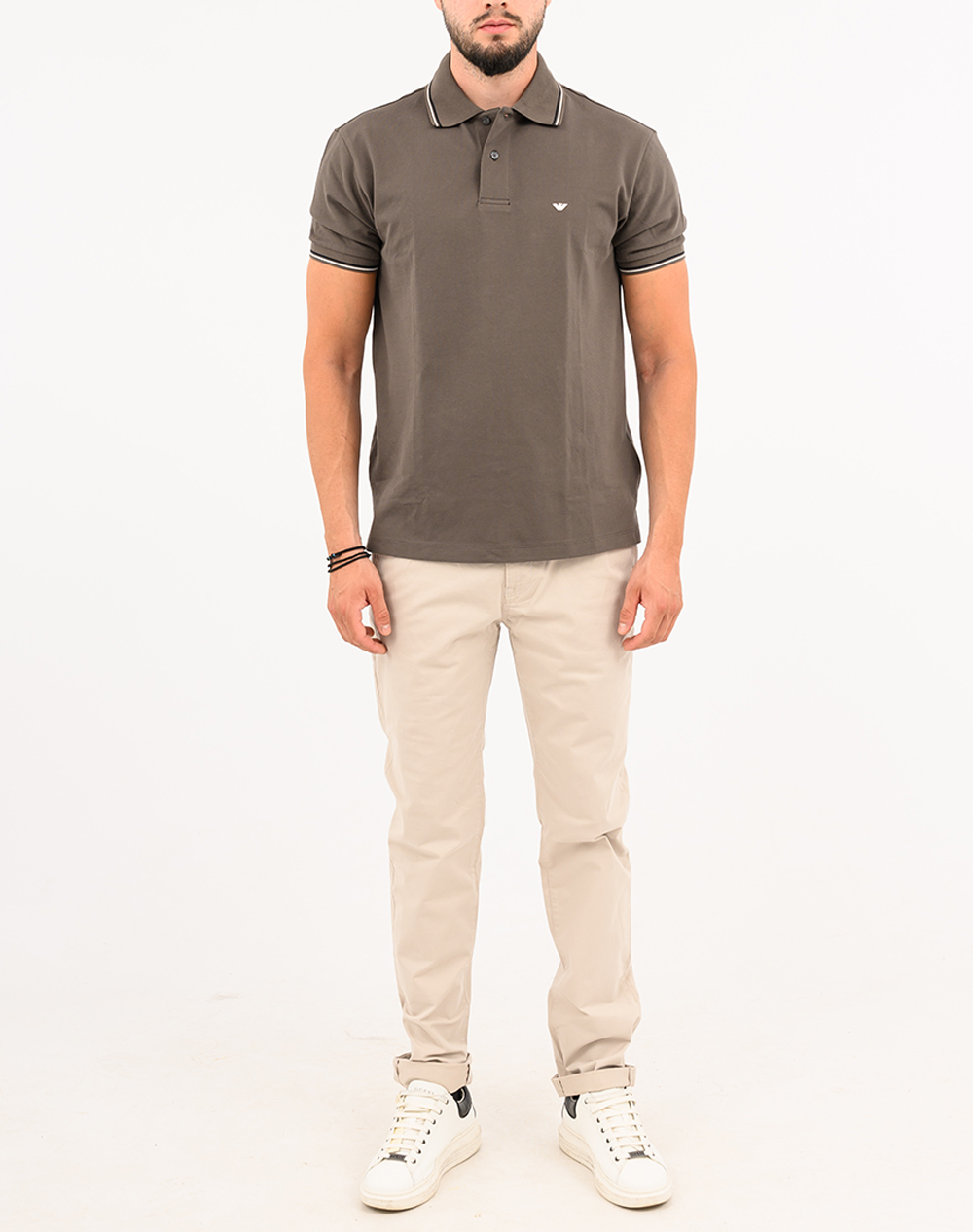TOM TAILOR SLIM CHINO WITH BELT МЪЖКИ ПАНТАЛОНИ