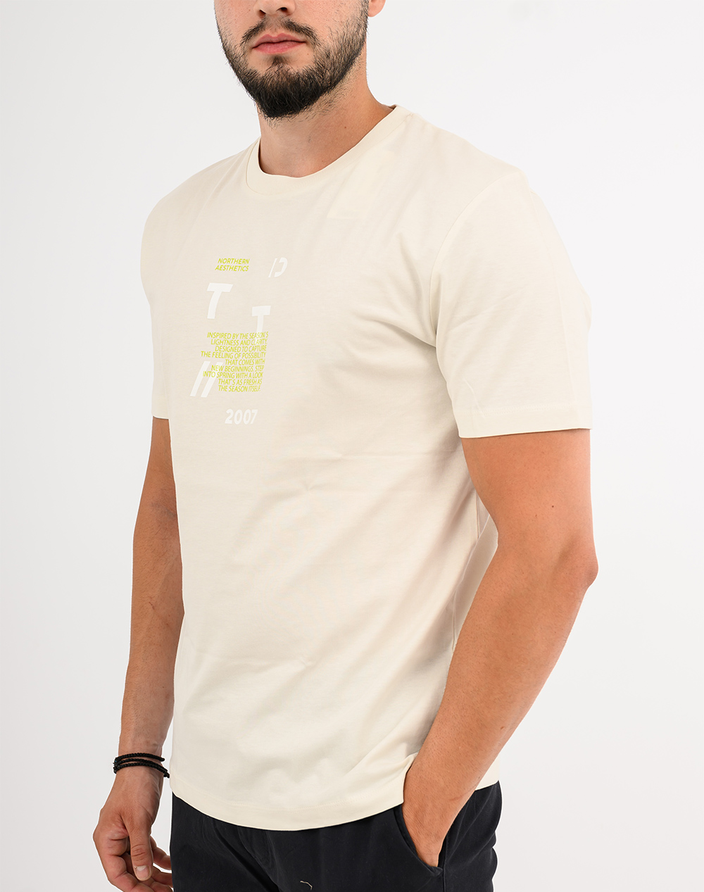 TOM TAILOR PRINTED T-SHIRT MENS BLOUSE