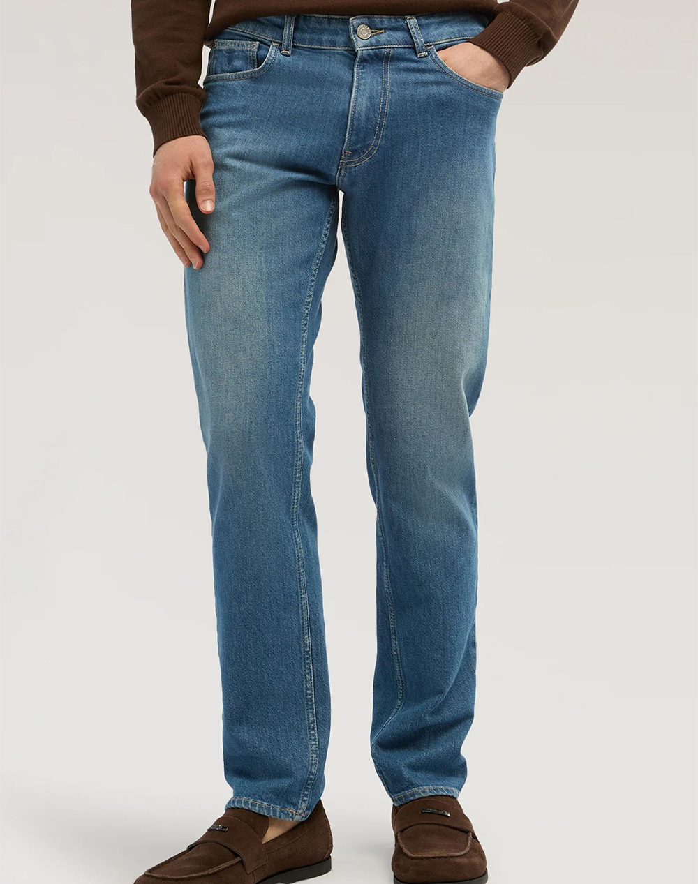 TRUSSARDI 5 POCKET 370 CLOSE - SUPER STONE WASH W CHEMICAL