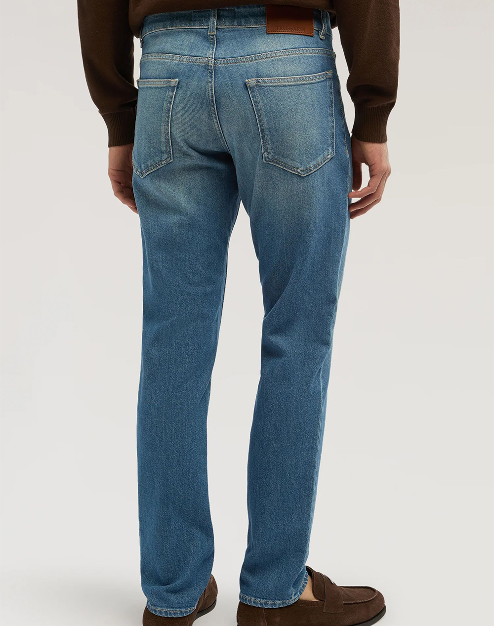 TRUSSARDI 5 POCKET 370 CLOSE - SUPER STONE WASH W CHEMICAL