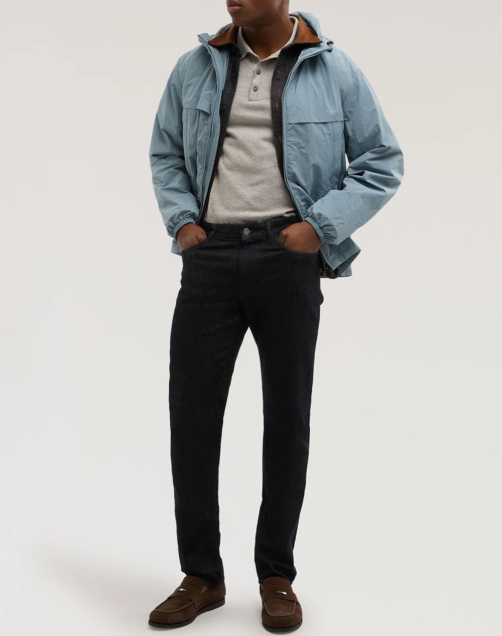 TRUSSARDI 5 POCKET 370 CLOSE - RINSE BLUE DENIM