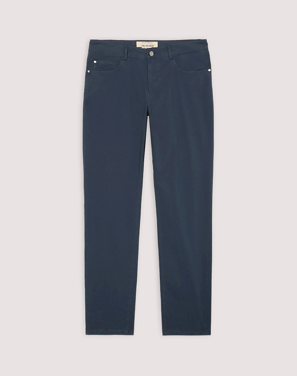 TRUSSARDI 5 POCKET 370 CLOSE - LIGHT POPLIN